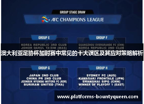 澳大利亚足协杯加时赛中常见的十大误区及其应对策略解析 澳大利亚足协杯加时赛中常见的十大误区及其应对策略解析